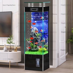 Ultraklares Glas-Goldfischbecken für Haustiere, Freistehendes Wohnzimmer-Aquarium All2026 - Product Image 1