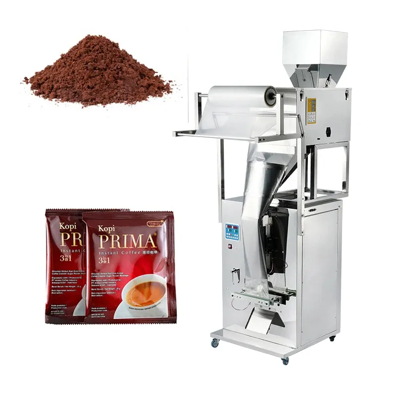 Grote Kruidenpoeder Automatische Vulmachine Koffietheezakje Verpakking Multifunctionele Verpakkingsmachine Groothandel