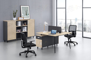 Scrivania Direzionale a L Contemporanea da Fornitore Cinese, Arredamento Ufficio Moderno per Dirigenti, CEO e <span class=keywords><strong>Manager</strong></span> - Product Image 3