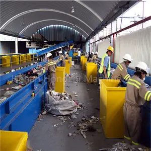 urban construction waste sorting line municipal waste sorting line waste management machinery recycling
