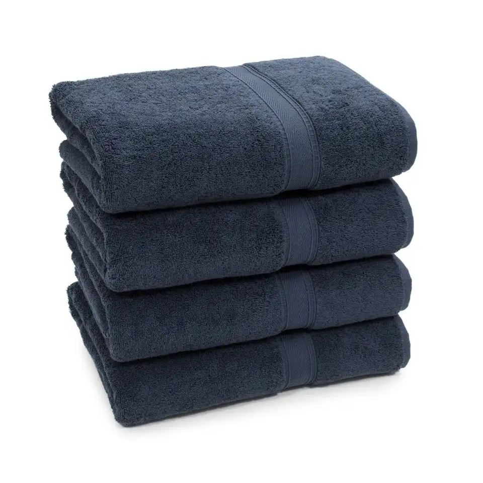 QUNZHEN Supplier wholesale water absorption extra large egyptian pure cotton hotel bath towels bath cotton