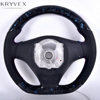 Volant sport en cuir et fibre de carbone forgée Kryvex pour E46 E90 E38 E39 E83 E60 E70 E71 E72 E53 E89 E92