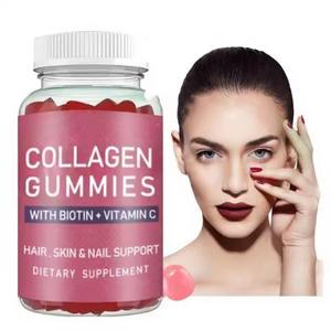 Gummies OEM au collagène et à la biotine et supplément de vitamine C pour le blanchiment de la peau – Gummies au collagène et à la vitamine C pour la peau - Product Image 1
