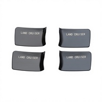 Kit de garnitures intérieures de luxe Black Knight pour Land Cruiser 2008-2021, comprenant les caches de poignées de porte et de bouches d'aération, accessoires Black Warrior LC200