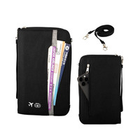 Dompet Paspor Anti RFID Grosir, Organizer Dokumen Perjalanan Multifungsi, Dompet Kartu Tiket Tahan Air Portabel