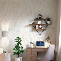 Papier peint moderne en PVC vinyle imperméable pour la maison, hôtels 5 étoiles, revêtement mural commercial, dos en tissu, commercial