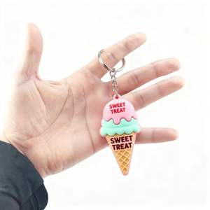 맞춤 디자인 3D 실리콘 키링 기계 소프트 PVC 고무 키체인 기념품 선물용 - Product Image 5