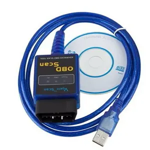 USB ELM327 OBD2 Pindai Bukan 25K80 Kabel Antarmuka USB Pemindai Alat Diagnostik ECU Mobil ELM 327 Pembaca Kode Mobil dan Alat Pindai