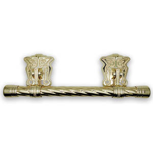 고대 금관 악기 도금 및 관 이음쇠에서 연선 강철봉 1003-2 를 가진 장례식 관 손잡이 - Product Image 5