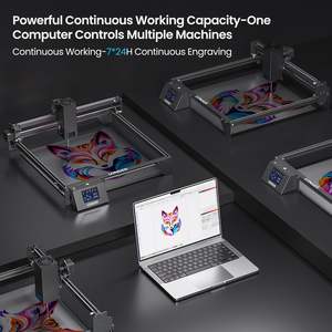 Graveur et découpeur laser CNC DIY 20W plus long, 20000mW 130W, écran tactile 3,5 pouces, type portique, 11,23 livres - Product Image 5