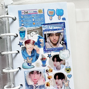 Calcomanías decorativas simples <span class=keywords><strong>de</strong></span> moda <span class=keywords><strong>para</strong></span> <span class=keywords><strong>niñas</strong></span>, libro mayor <span class=keywords><strong>de</strong></span> mano, pegatinas DIY, este Collage gratuito, Bullet Journal - Product Image 1