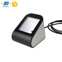 Lector de código de barras NFC QR hecho en China Escáner de código de barras de escritorio USB omnidireccional 2D para sistema POS