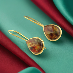 Boucles d'oreilles pendantes en argent sterling 925, cadeau de mariage vintage très vendu, prix de gros - Product Image 1