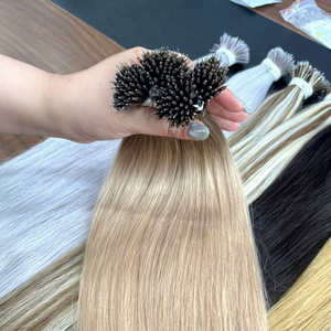 ต่อผมเวียดนาม เรมี่ นาโนทิป เคราติน สีบลอนด์ ดับเบิ้ลดรอน ผมแท้ธรรมชาติ ไม่ผ่านการแปรรูปเคมี ปลายผมเต็มสวย - Product Image 1
