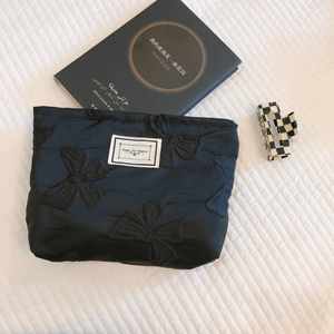 Bolsa de Maquillaje de Viaje Personalizada, Bolsa de Cosméticos de Lona de Algodón, Bolsa de Aseo Floral - Product Image 2