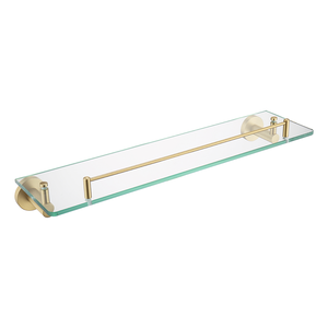<span class=keywords><strong>Mensola</strong></span> angolare da parete in rame con finitura color canna di fucile, moderna, per bagno, in vetro, <span class=keywords><strong>porta</strong></span> <span class=keywords><strong>asciugamani</strong></span> - Product Image 2