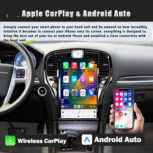 14.4 inch đài phát thanh xe <span class=keywords><strong>Android</strong></span> 13 Car CD Stereo cho Chrysler 300C 2010-2020 Carplay Navigation headunit đa phương tiện Máy nghe nhạc - Product Image 3