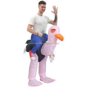 JOYBRO Disfraz Hinchable de Avestruz para Adultos, Traje Divertido de Montar Avestruz para Hombre y Mujer, Ideal para Carnaval, Halloween, Cosplay y JOYBRO Disfraz Hinchable de Avestruz para Adultos, Traje Divertido de Montar Avestruz para Hombre y Mujer, Ideal para Carnaval, Halloween, Cosplay y