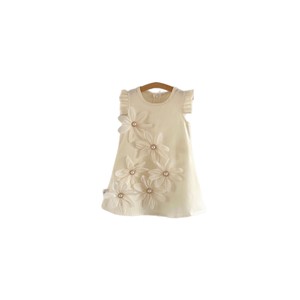 <span class=keywords><strong>Abbigliamento</strong></span> per Bambine, Nuovo Vestito Principessa Primaverile e Autunnale in Misto Cotone Lavorato all'Uncinetto, <span class=keywords><strong>Elegante</strong></span> con Collo Tondo Senza Maniche - Product Image 5