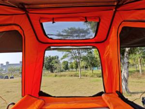 Carpa de Techo de Aleación de Aluminio de Doble Capa Totalmente Automática, Impermeable para las Cuatro Estaciones, de Fácil Montaje, para Campamento en Auto - Product Image 4