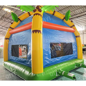 Castillo inflable comercial de PVC para exteriores con tobogán Moonwalk Bouncy Jumping para niños y adultos para fiestas y eventos - Product Image 2
