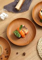 Assiettes en plastique de luxe épaissies et solides - Plateaux de service profonds multi-usages, réutilisables, écologiques et compatibles lave-vaisselle pour fêtes/mariages