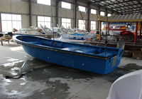 Perahu Mancing Laut Mewah Warna Putih Berbahan Fiberglass Baru Dilengkapi Longline, Tangki Air, Kanopi, Kursi, Konsol, Mesin Yamaha, Bahan Bakar Terbaik