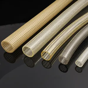 High flexible Polyurethane lay flat hose pipe made pu steel wire duct hose