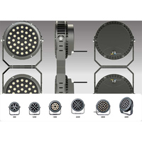 Nouveau design 2026 Projecteur LED RGB IP66 pour projets extérieurs de bâtiment, lumière de scène blanc chaud pour jardin, spot IP66