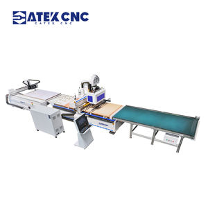 대규모 캐비닛 도어 생산을 위한 자동 공급 드릴링 및 라벨링 기능을 갖춘 산업용 ATC 라우터 - Product Image 1