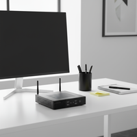 Mini PC industriel sans ventilateur pas cher, I3 I5 I7, pour le bureau et le divertissement, ordinateur Intel modèle Mz8802, fabriqué en Chine