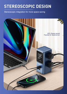 LDNIO SC2 phổ Ổ cắm điện Tường Núi New <span class=keywords><strong>Power</strong></span> Strip với PD USB sạc cổng 4 cách ổ cắm mở rộng cắm ổ cắm - Product Image 4