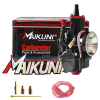 Carburateur de moto PWK 32 mm MAIKUNI Racing avec jet de puissance pour moteur de moto scooter ATV 2/4 temps 200-250 cm³