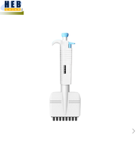 Pipettes mécaniques de précision MicroPette Plus à 8 canaux, volume réglable de 20 à 200 L, 1 L, en ABS