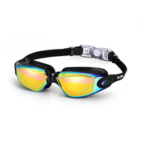 JSJM Lunettes de natation unisexe anti-buée pour adultes Lunettes de natation pour piscine Ensemble de lunettes de natation pour adultes