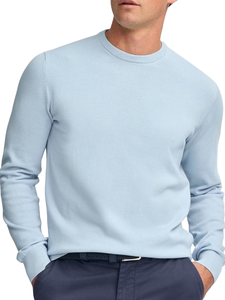 Suéter Clásico Vintage de Moda, Transpirable, 100% Algodón, Tejido, para Hombre, Primavera, ODM, con Logotipo Frontal - Product Image 1