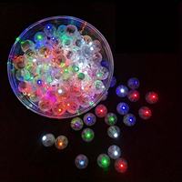 Boules clignotantes à Led 100 pcs/sac Fête d'anniversaire Festival de Noël Minuscule Lumière Led Mini Boule Led Ronde Lampe Fête Unique