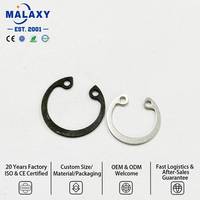 MALAXY Internal Retaining Ring Circlip DIN 472 65Mn Spring Steel Black Oxide Manufacturer for Industrial Bores Retaining Ring