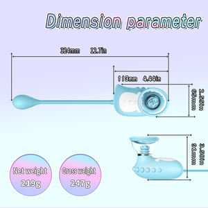 Vibrador 3 en 1 con ventosa para el pecho, bola vaginal Anal, punto G, estimulador del clítoris, vibrador de succión de pezón para mujeres, juguete sexual para adultos - Product Image 6
