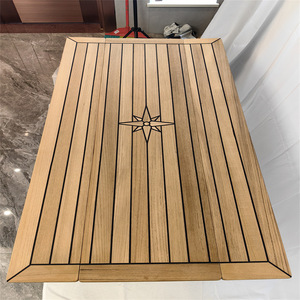 Mesa Plegable de Teca de 340/680x1250 mm, Éxito de Ventas Transfronterizo, Accesorio Esencial para Yates, Autocaravanas y Embarcaciones - Product Image 4