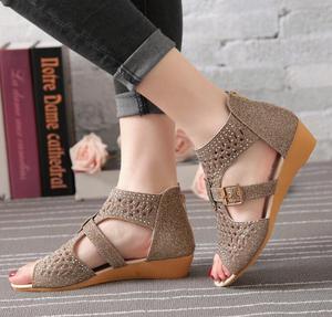 2020 Nuova Estate Delle Donne Strappy Piatto Della Boemia Delle Signore Sandalo - Product Image 4