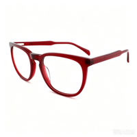 Lunettes anti-lumière bleue en acétate unisexe, monture carrée simple, lunettes de protection pour ordinateur, plusieurs couleurs, vente en gros