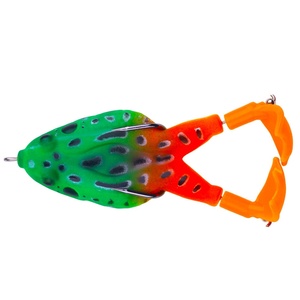 กบกระโดดแบบใหม่ ขาหมุนได้ ตัวเบ็ดสแตนเลสสีดำ น้ำหนัก 12 กรัม ตีไกล ตกปลาได้ไกล ใช้เป็นเหยื่อปลอมได้ แข็งแรง - Product Image 5