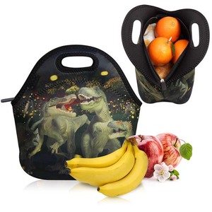 Sublimation Neoprene Lunch Bag Sublimation Lunch Bag Custom Sublimation Neoprene Foldable Insulated Bento Food Lunch Tote Box Bag For Adult Children Men