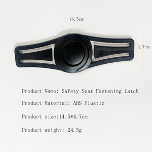Car Seat Acessórios Criança Segurança Shoulder Strap Ajustador Retainer com Chest Buckle Lock para carrinhos de bebê - Product Image 4