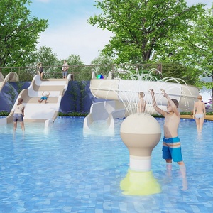 Thương mại aquapark trượt nước trẻ em chơi nước thiết bị ngoài trời Splash Pad nhà sản xuất - Product Image 5