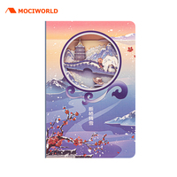 2025 nouveau Style A5 créativité cahier ensembles cadeaux graveur Laser bloc-notes promotionnel avec reliure thermique couverture en papier rigide