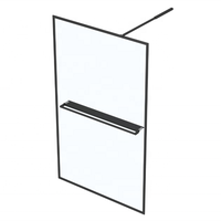 Oumeiga OEM ODM 1200*2000mm écran de douche douche sans cadre panneau de verre de douche conception de glaçage partiel