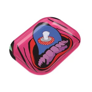 Ensemble de plateaux roulants personnalisés en métal avec couvercle, fonction magnétique, motifs anime et girly, parfait pour les boutiques de fumeurs - Product Image 5