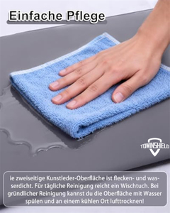 Alfombra Impermeable para Perros para Exteriores <span class=keywords><strong>de</strong></span> <span class=keywords><strong>105</strong></span> x 70 cm, Cama para Perros Grandes Hecha <span class=keywords><strong>de</strong></span> Cuero Sintético, Fácil <span class=keywords><strong>de</strong></span> Limpiar - Product Image 5